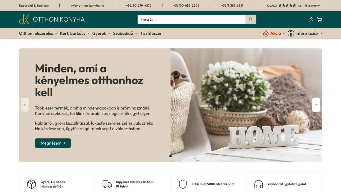 Otthon Konyha - BDA ügynökségi megbízásból